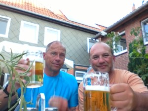 S Axelem na pivu kousek před Hamburkem