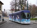 Vánoční tramvaj - Inka č. 362, v Pražské ulici 16. 12. 2018