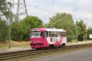 Vůz T3 původně ze Schwerinu na lince č. 1 nedaleko vozovny - Daugavpils - 10. 6. 2009