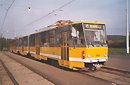 Ilustrační fotografie - tramvaj před jízdou do Třemošné u Plzně na přestupním terminálu Bolevec :-)