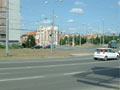 Současná podoba křižovatky ulic Sirková a U Prazdroje - 30. 7. 2005