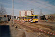 Souprava T3M č. 237+238 v zastávce Krejčíkova, krátce před jejím zrušením 18. 3. 2000