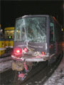 Astra č. 300 po nehodě na Borech 18. 1. 2006