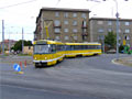 T3M č. 213+214 vyjíždí z vozovny na linku č. 2 - 10. 8. 2006