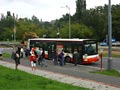 Autobus náhradní dopravy na lince 2A v zastávce Křimická 15. 8. 2011