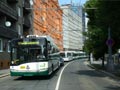 Zastavený provoz trolejbusů na Anglickém nábřeží 24. 8. 2013