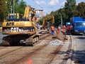 Rekonstrukce tramvajov� trati na n�m�st� M�ru 22. 8. 2015