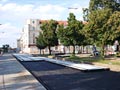 Nové BKV panely na Mikulášském náměstí 16. 8. 2016