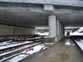 Pod nov�m severn�m mostem je ji� podlo�� pro definitivn� tramvajovou kolej pro sm�re z centra 21. 1. 2018