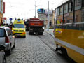 Nehoda v Soln� ulici zastavila tramvaje 2. 11. 2018