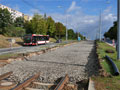 Rekonstrukce tramvajové trati na Plaské v Bolevci 18. 9. 2021
