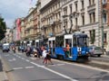 Trojice vozů Konstal 105Na - Krakow 26. 6. 2015