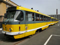 Vozy T3R.P č. 243 připravené k odvozu 8. 4. 2024
