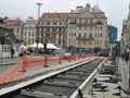 Protivibrační obložené betonové vany a betonové pražce pro tramvajovou trať 21. 6. 2024